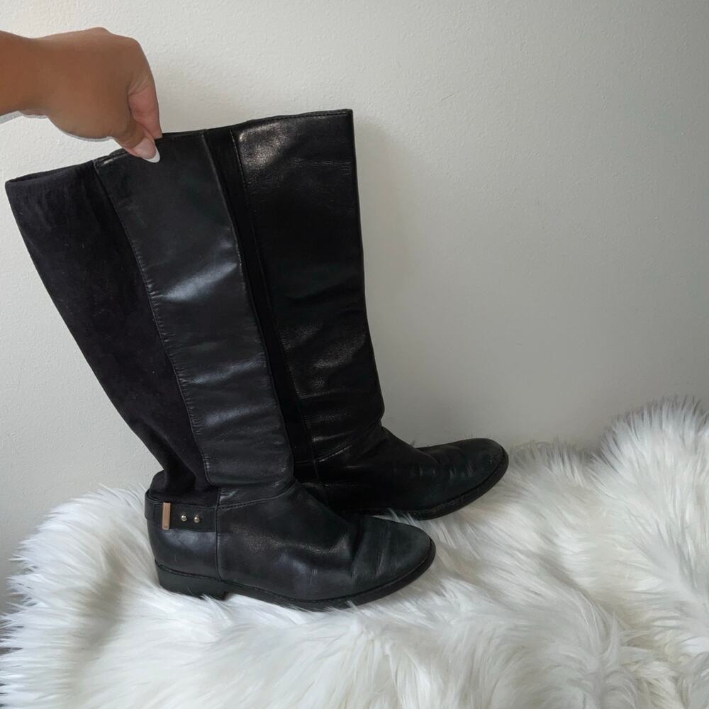 Cole Haan black leather boots size 7.5